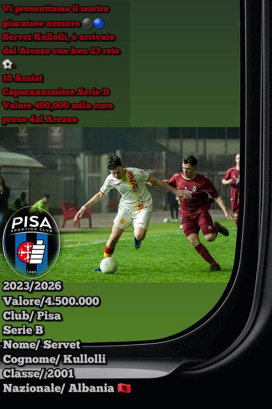Servet Kullolli, futbollisti me pritshmëri të larta