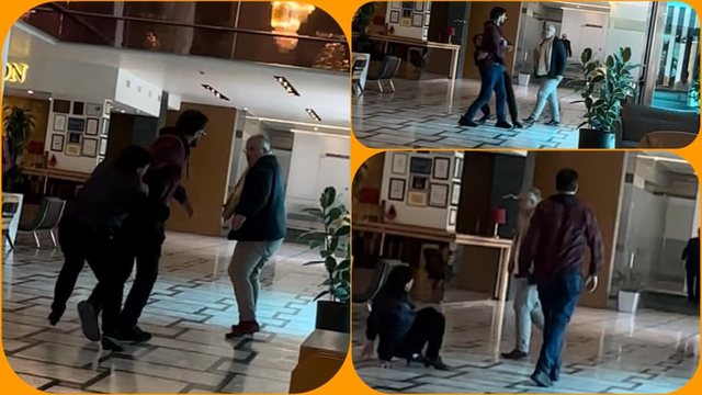 VIDEO/ Sherr në Tiranë, Ilir Demaliaj godet me shqelm Kujtim Gjuzin