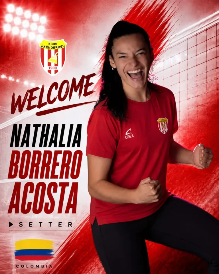 Skënderbeu zyrtarizon volejbollisten Nathalia Borrero Acosta Skënderbeu zyrtarizon volejbollisten Nathalia Borrero Acosta